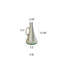Vase de table en verre transparent 13,38 "intérieur / extérieur