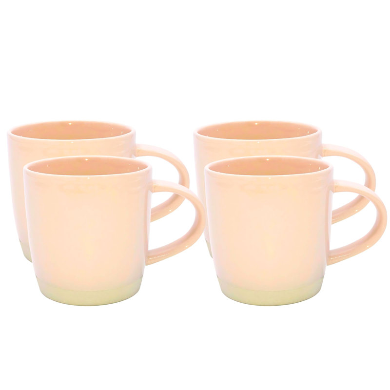 Tasse à café en porcelaine Bisque Canvas Home, Rose tendre