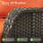 Guillen 5 - Person Wicker/Rattan Fire Pit Seating Group With Swivel Chairs and Cushions-112870075