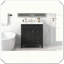 Meuble-lavabo moderne simple avec tiroirs supérieurs-1016814474