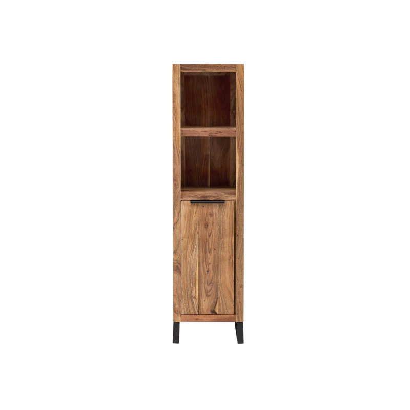 Bernier Solid Wood Bathroom Cabinet, Acacia Light