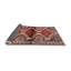 Tapis en laine rouge / beige-1174554532