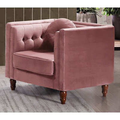 Tahlaya Velvet Swivel Armchair