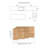 25'' W Solid Wood Rectangular Square Edge Table Top-62539711
