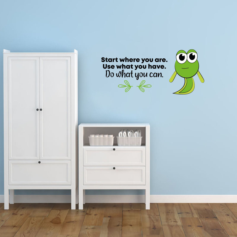 Décalcomanie murale en vinyle you can Tadpole, H 20 po x l 40 po