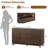 6 Drawer Fluted Dresser 60" Wide - Solid Wood Leg TV Stand, 6 Deep Drawer Storage Cabinet for Bedroom, Living Room & Entryway-819210877