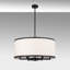 Floid 6 - Light Black Drum Pendant