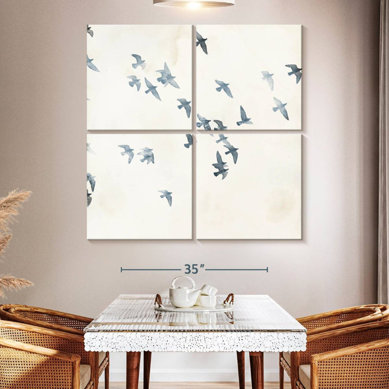 Brampt Pigeons Sky, 50" H x 50" W