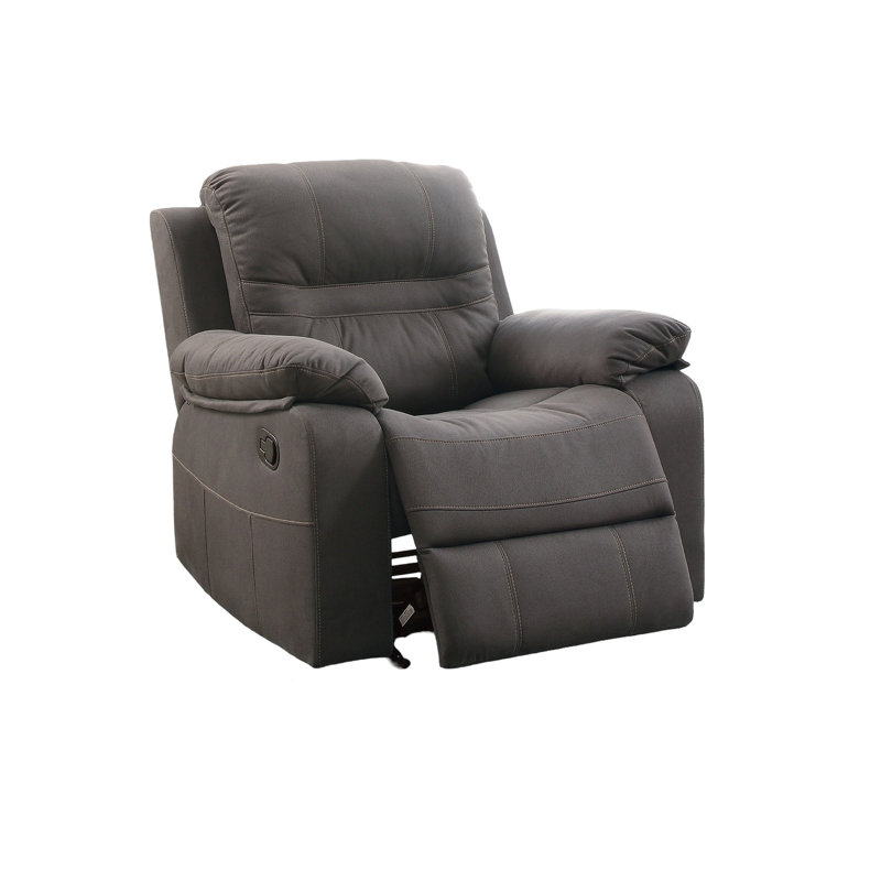 Modern Breathable Recliner Chair In Slate Blue For Relax Area With Extra Comfort,
