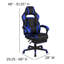 Fauteuil de jeu et de course ajustable en similicuir ajustable-469764078