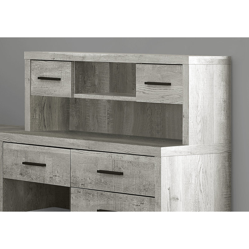 Aschley Computer Desk Home Office Corner Storage Drawers L Shape Work Laptop Laminate, Gray