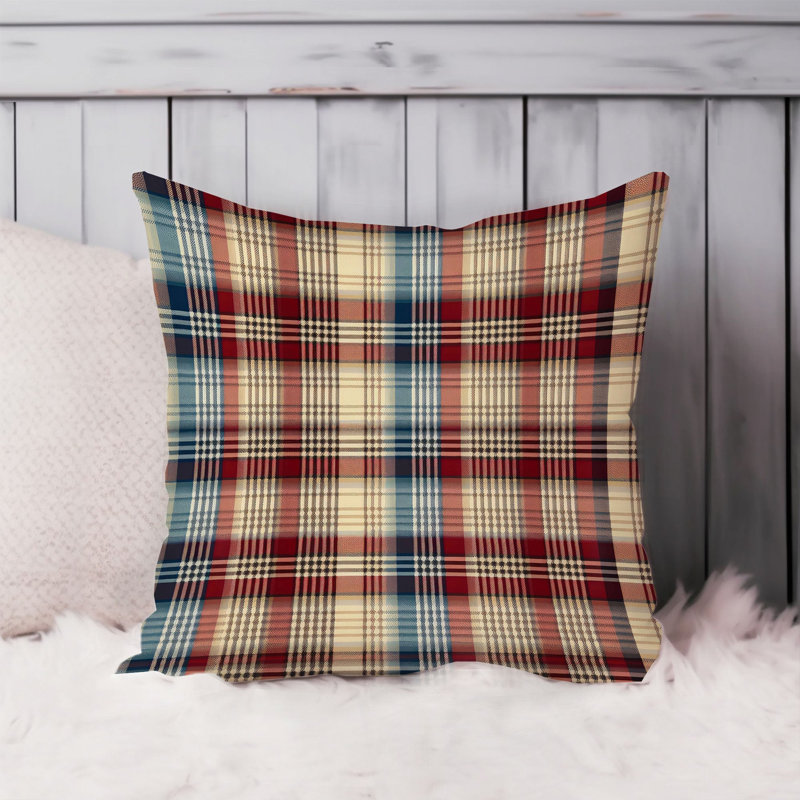 Retro Plaid Pattern  VII, 20"H x 20"W