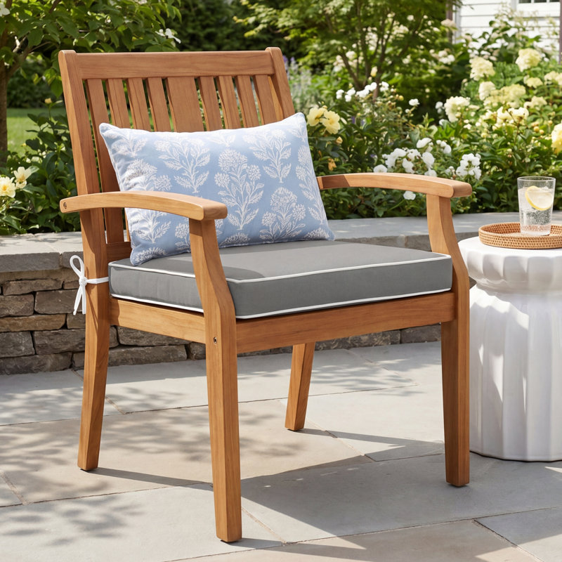 Albertson Outdoor 5'' Dining Chair Cushion, 5" H x 27" W x 23" D