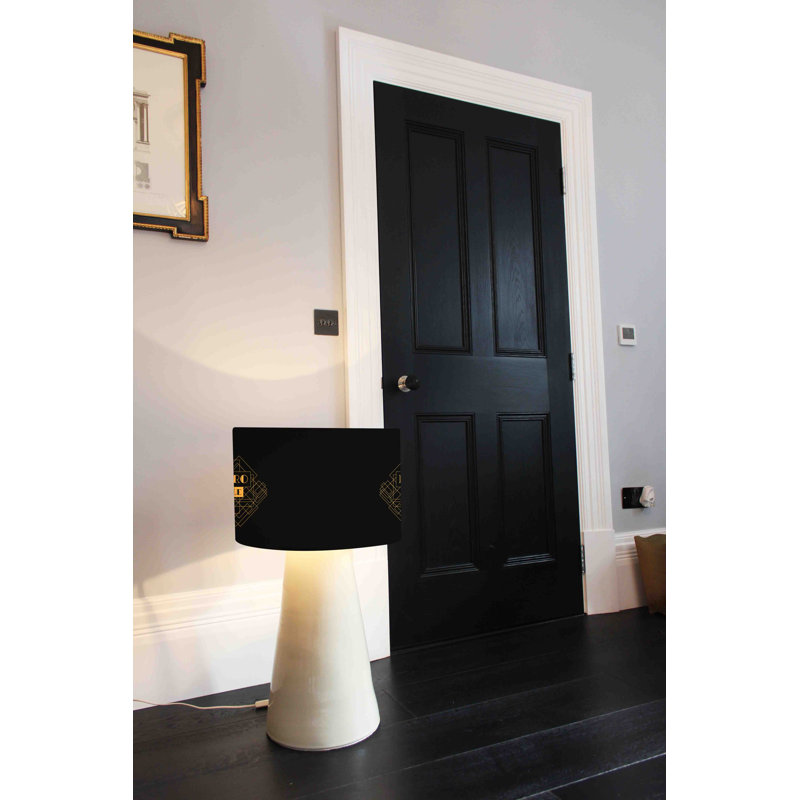 Cotton Drum Lamp Shade ( Uno ), 25cm H x 40cm W x 40cm D