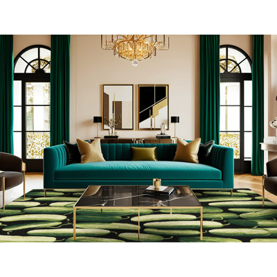 Tapis lavable concombre de légumes anglais