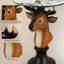 Table d'appoint avec tête de cerf et table d'appoint