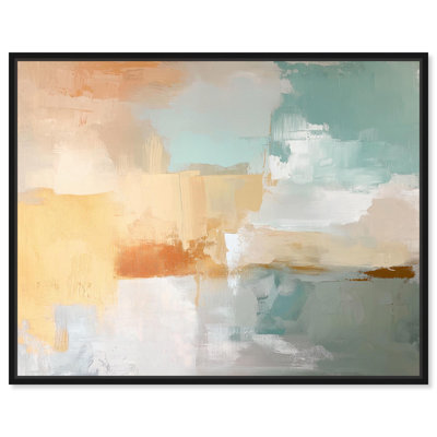 Art Remedy Earthy Abstracts Canvas Mute Melody II