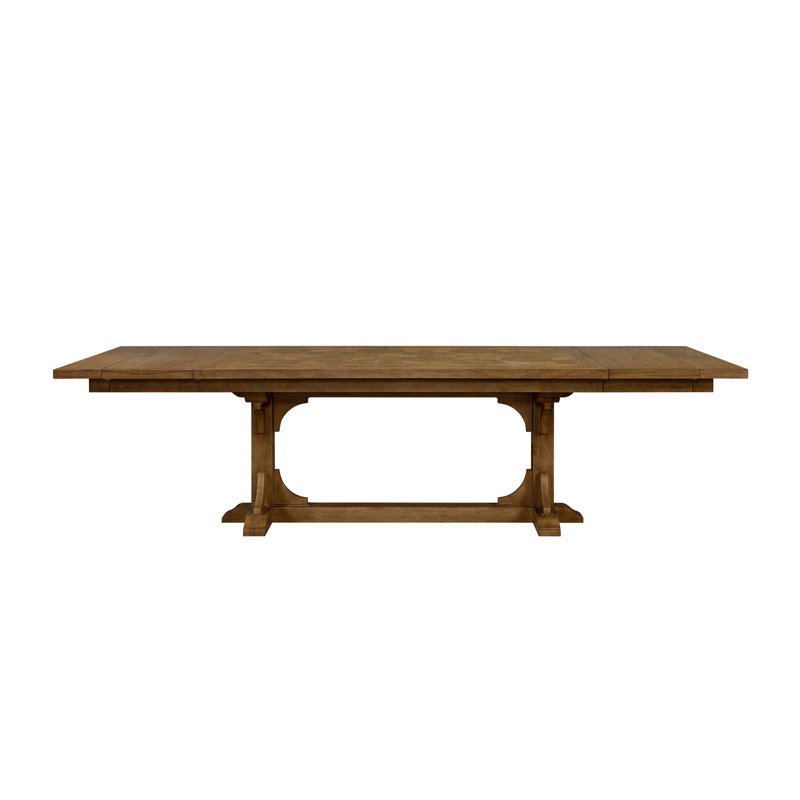 Table à tréteaux - amande, Amande