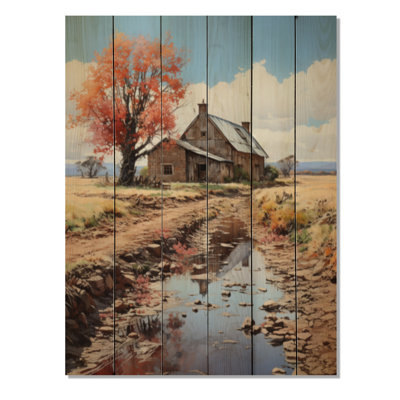 Farmhouse Dreams On Wood Print