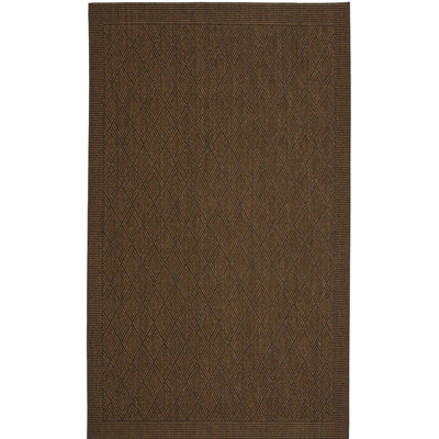 Tapis en sisal et en jute tissé jacquard Trachoni