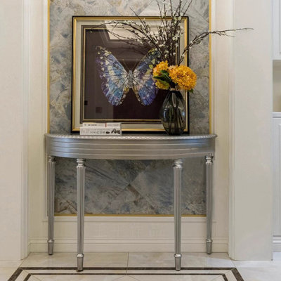 American-style minimalist wooden console table