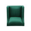 Fauteuil club en velours vert-2139782906