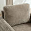Fauteuil d'appoint carré pivotant - Rangement caché - Chenille - Taupe-281941506