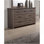Mobilier de chambre à coucher avec tiroirs en bois à finition naturelle