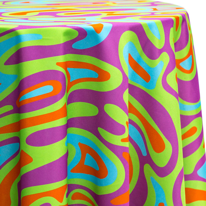 Abstract Tablecloth, 90" x 90"