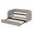 Velvet Upholstered Daybed With Pop Up Trundle-88244012