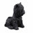 Terrier Flower Planter Black Plant Pot