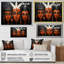 Masque africain noir et orange Kuba-715332705-715332713