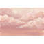 Papier peint rose avec nuages décoratifs pastel Sky Sunset Haze-1918261914-1918261918