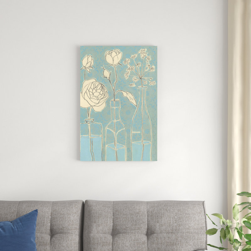 Fleurs d'apothicaire I, H 30 po x l 20 po x P 1,25 po