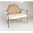 Moyne Linen Square Arm Settee-560164005