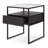 Verbier Bedside Table - Black