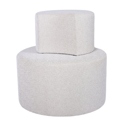Upholstered Table - Nesting For Living Room Entryway Stylish Beige Tables Coffee Bedroom Office