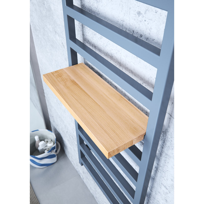 Oak Solid Wood Bracket Shelf, Beech
