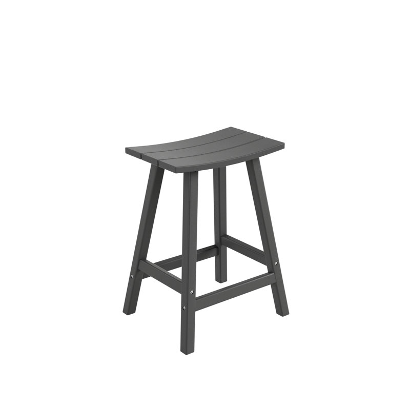 Tabouret de bar Laguna, Tabouret de comptoir (siège d’une hauteur de 24, Gris