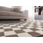 Tapis d'intérieur à carreaux brun Marshay-2018904192