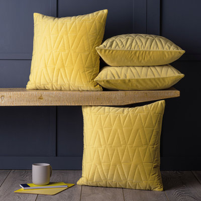 Rae Geometric Square Throw Pillow Cover