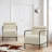 Sinobi Upholstered Accent Armchair with Metal Frame-1803305525