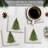 O Christmas Tree 4-Pack Tumbled Tile Coasters