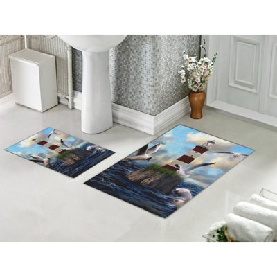 Ensemble de tapis de bain 2 pièces Dinia