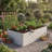 Silver Metal Outdoor Raised Garden Bed-815820156