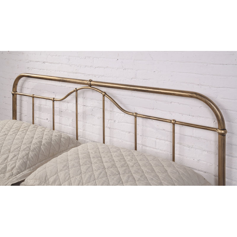 Mcgowan Metal Bed, Kingsize (5'), Antique Bronze