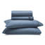 Ensemble de draps en satin de coton Blue Nile Mills - Literie à poches profondes-134776983-134776986