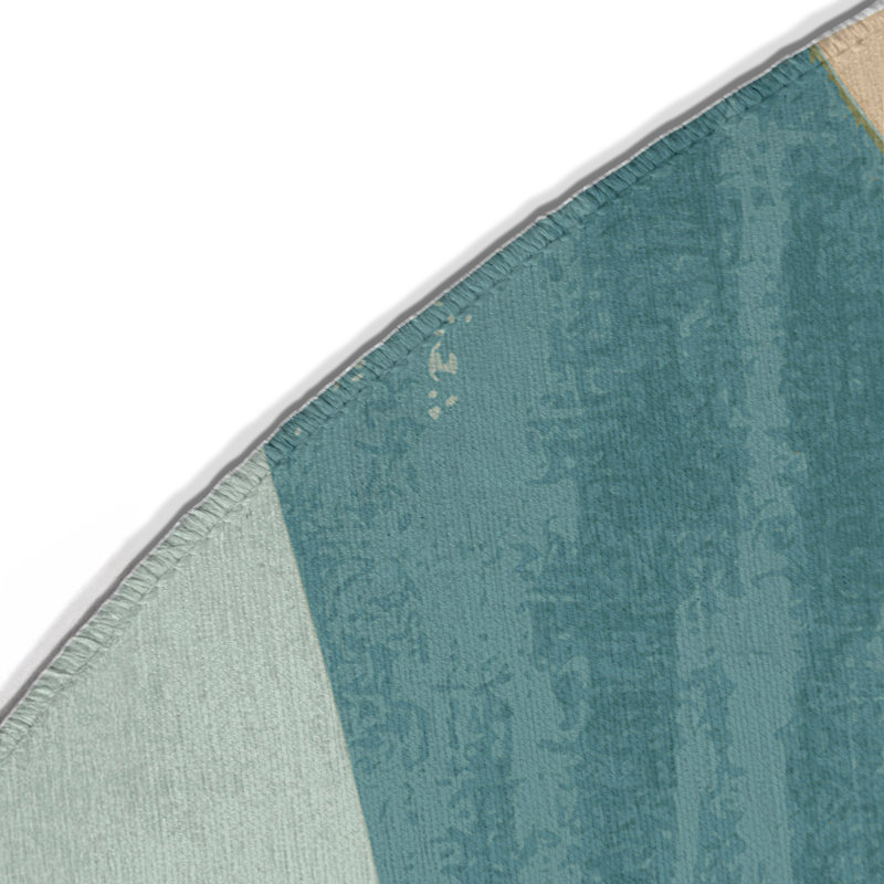 Stellar Reflections Indoor And Outdoor Area Rug, Round 5'