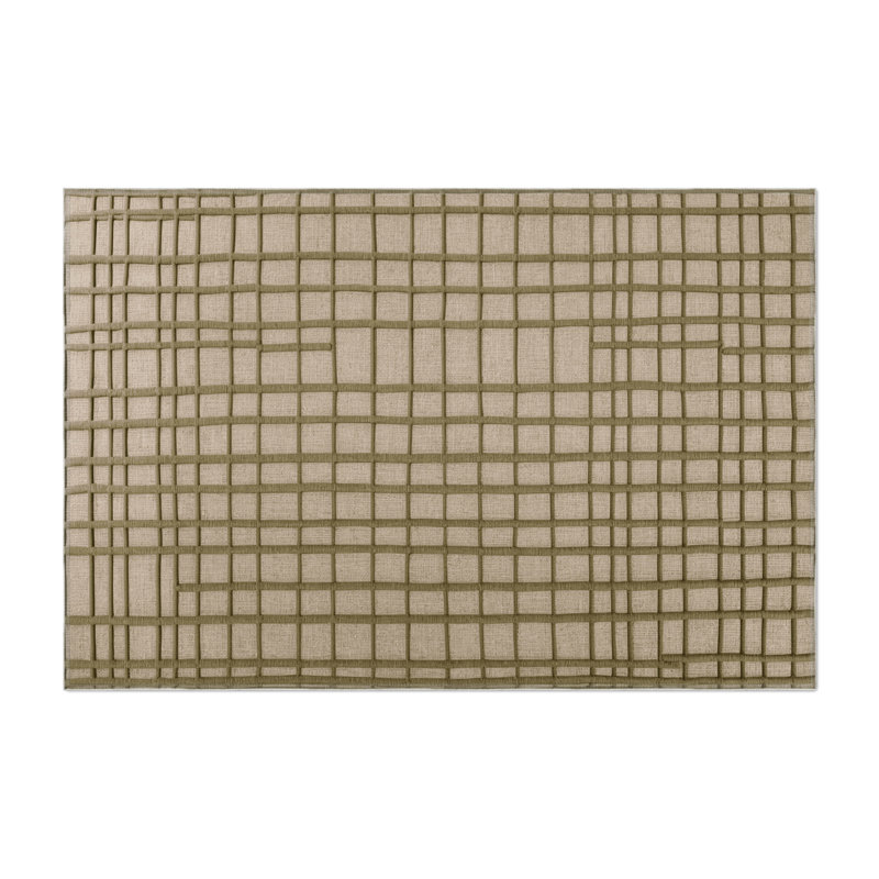 Tapis gris intérieur et extérieur Trellis, Rectangle 5 pi x 7 pi