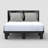 Knickerbocker emBrace 360 Platform Bed Frame | Strongest Bed Available, Motion and Sound Free, Made in USA, Frame Only | White, Queen-582542548-582542547